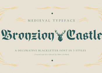 Bronzion Castle Blackletter Font Feature Image