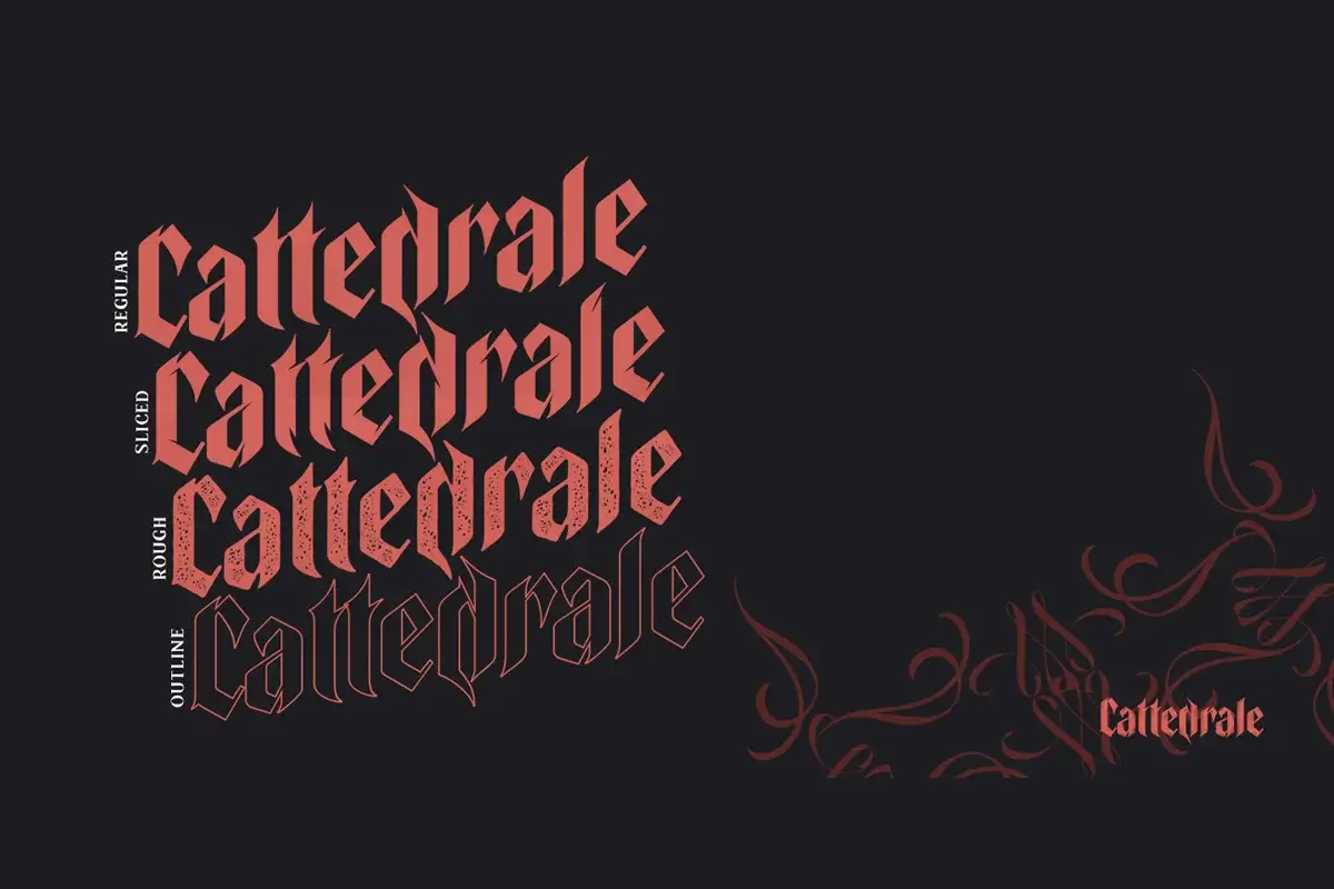 Cattedrale Blackletter Font Preview 1