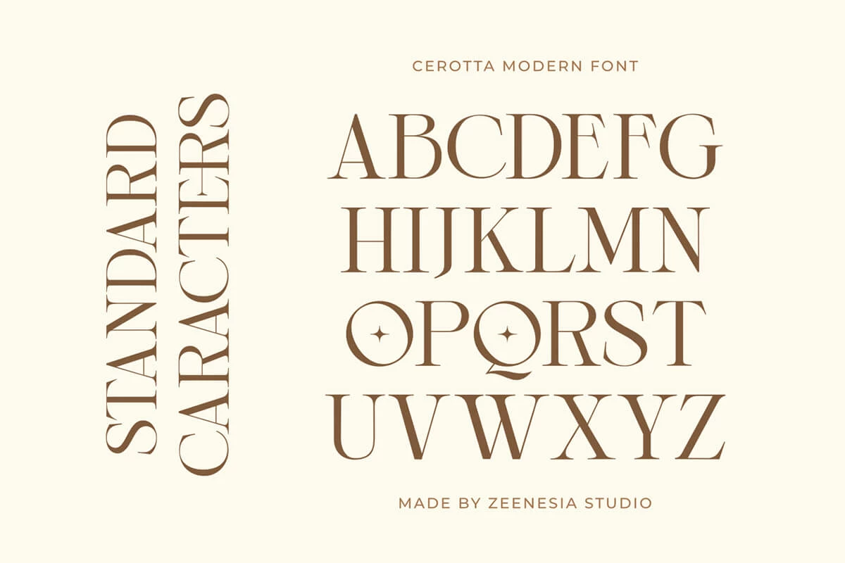 Cerotta Serif Font Preview 7