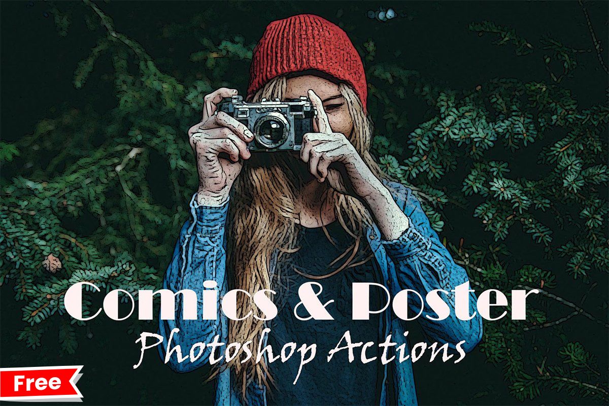 Comic Poster Photoshop Actions