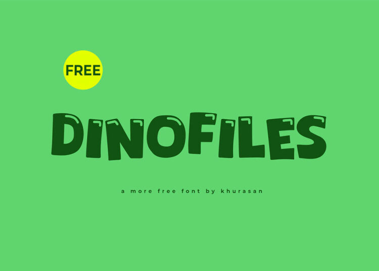 Dinofiles Display Font Feature Image