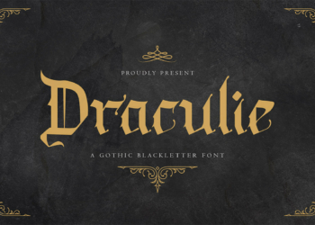 Draculie Blackletter Font Feature Image