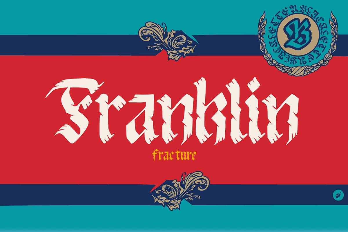 Franklin Fractur Blackletter Font Feature Image