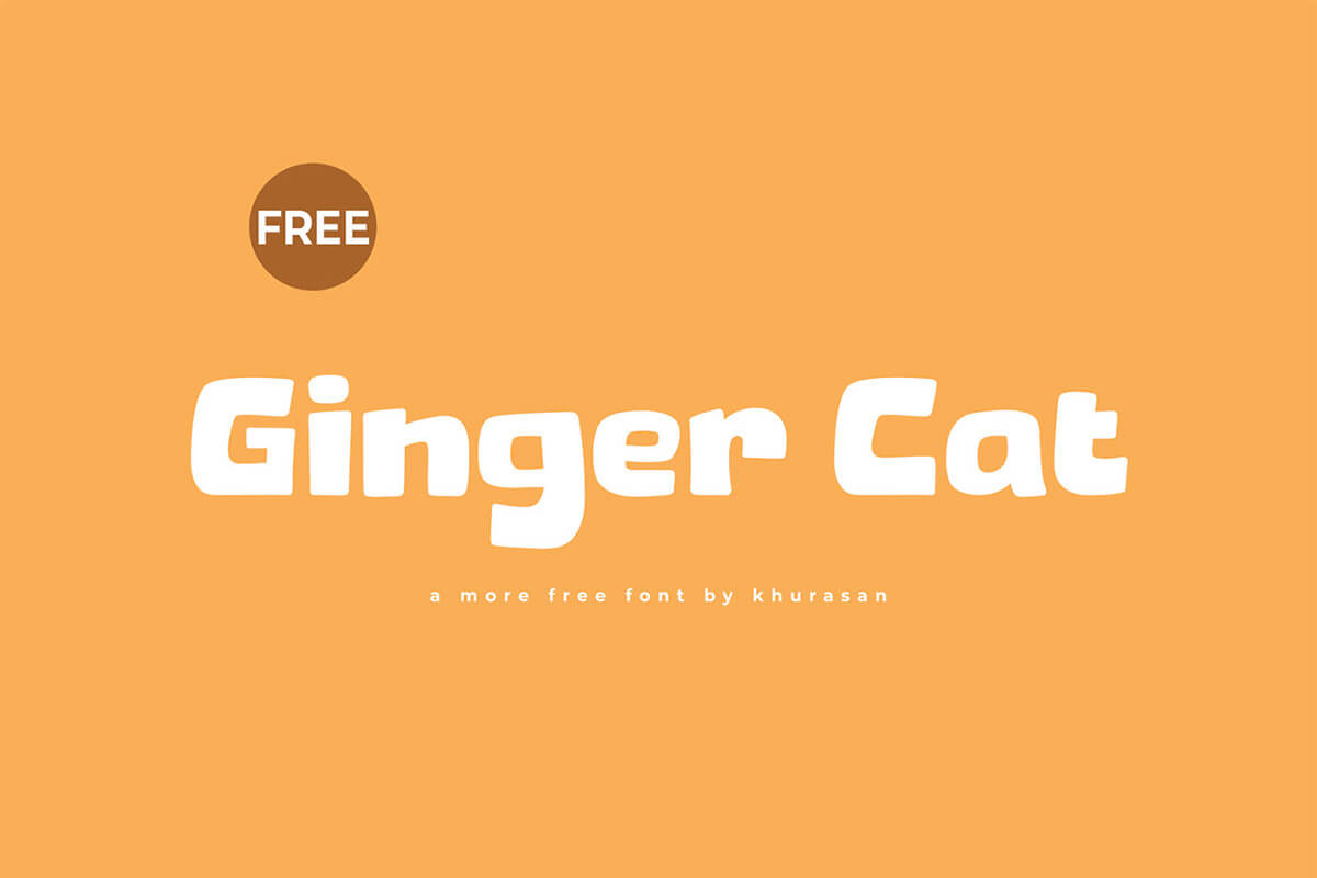 Ginger Cat Display Font Feature Image