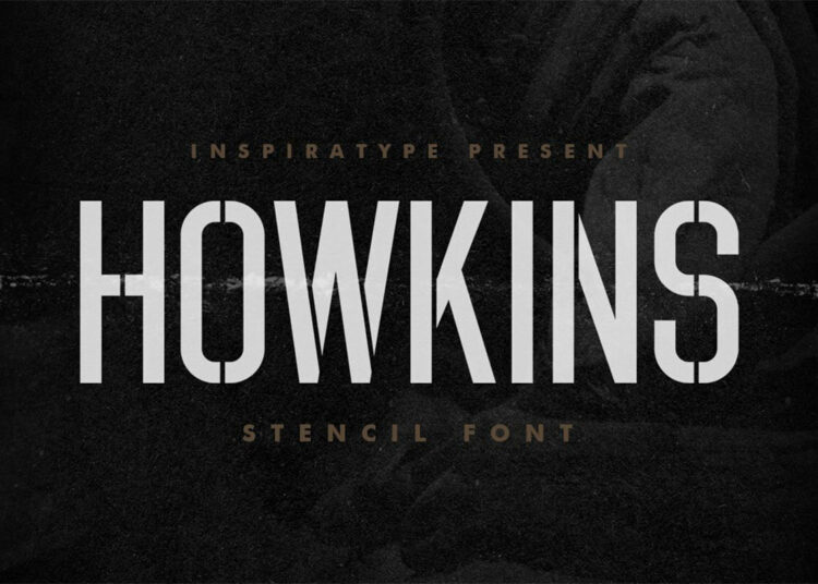Howkins Stencil Font Feature Image