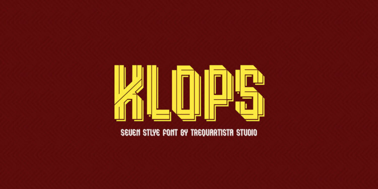 Klops Display Font Feature Image