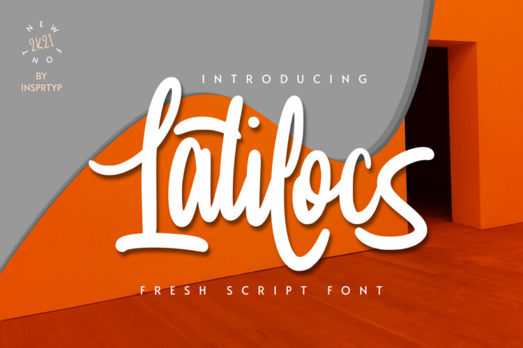 Latilocs Fresh Script Font