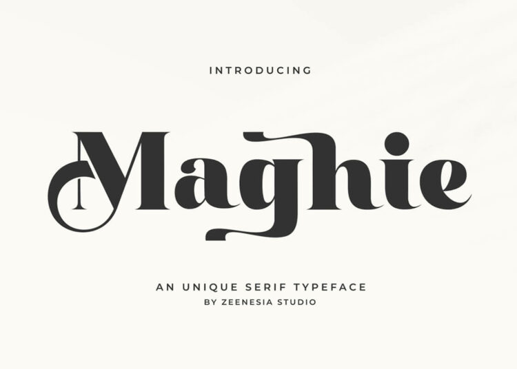 Maghie Serif Font