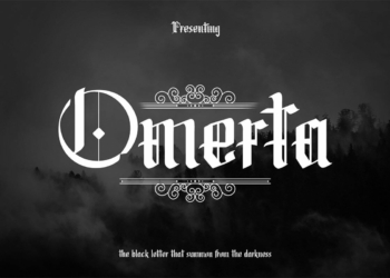 Omerta Blackletter Font Feature Image