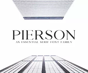 Pierson Serif Typeface