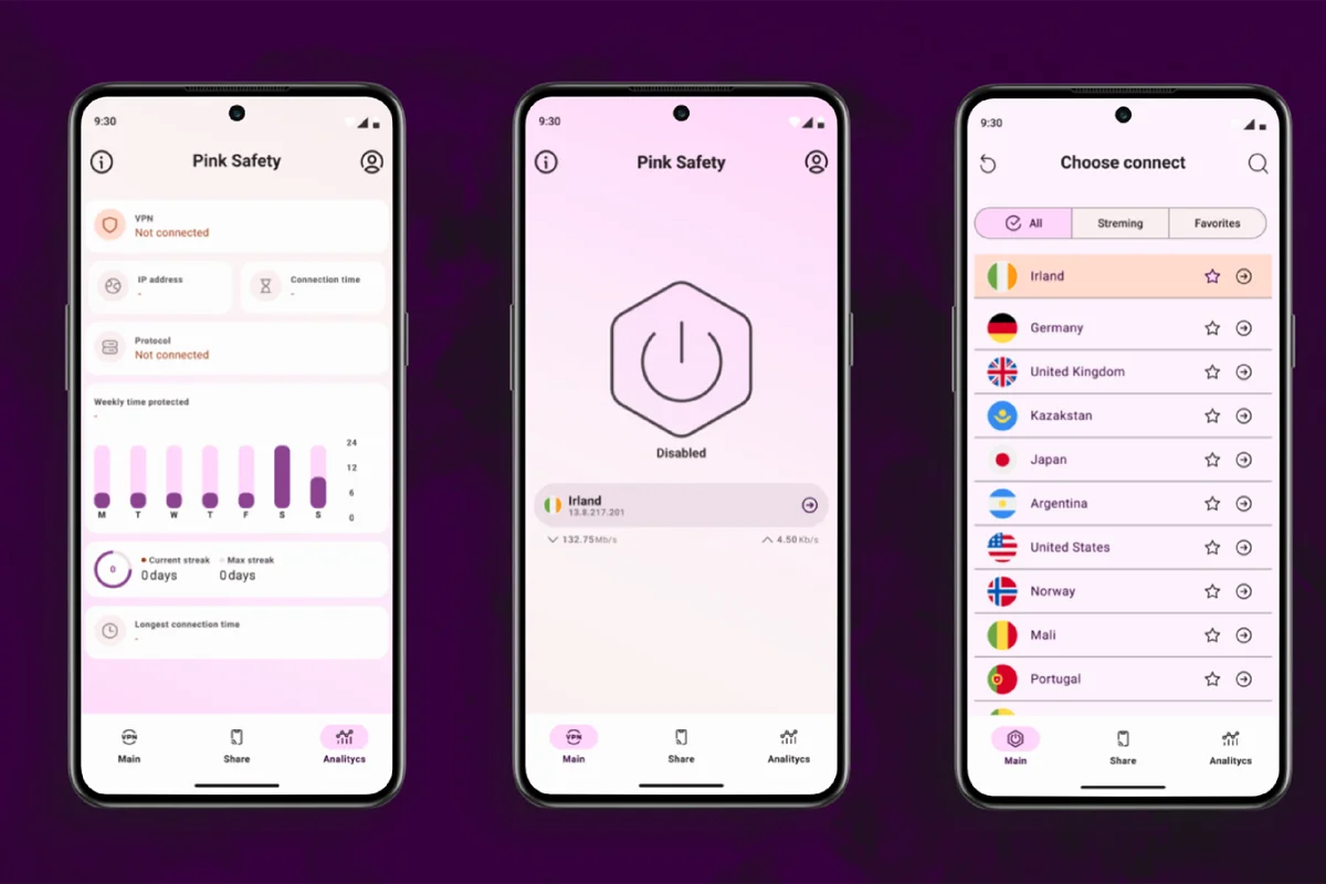 Pink Safety VPN Preview 2