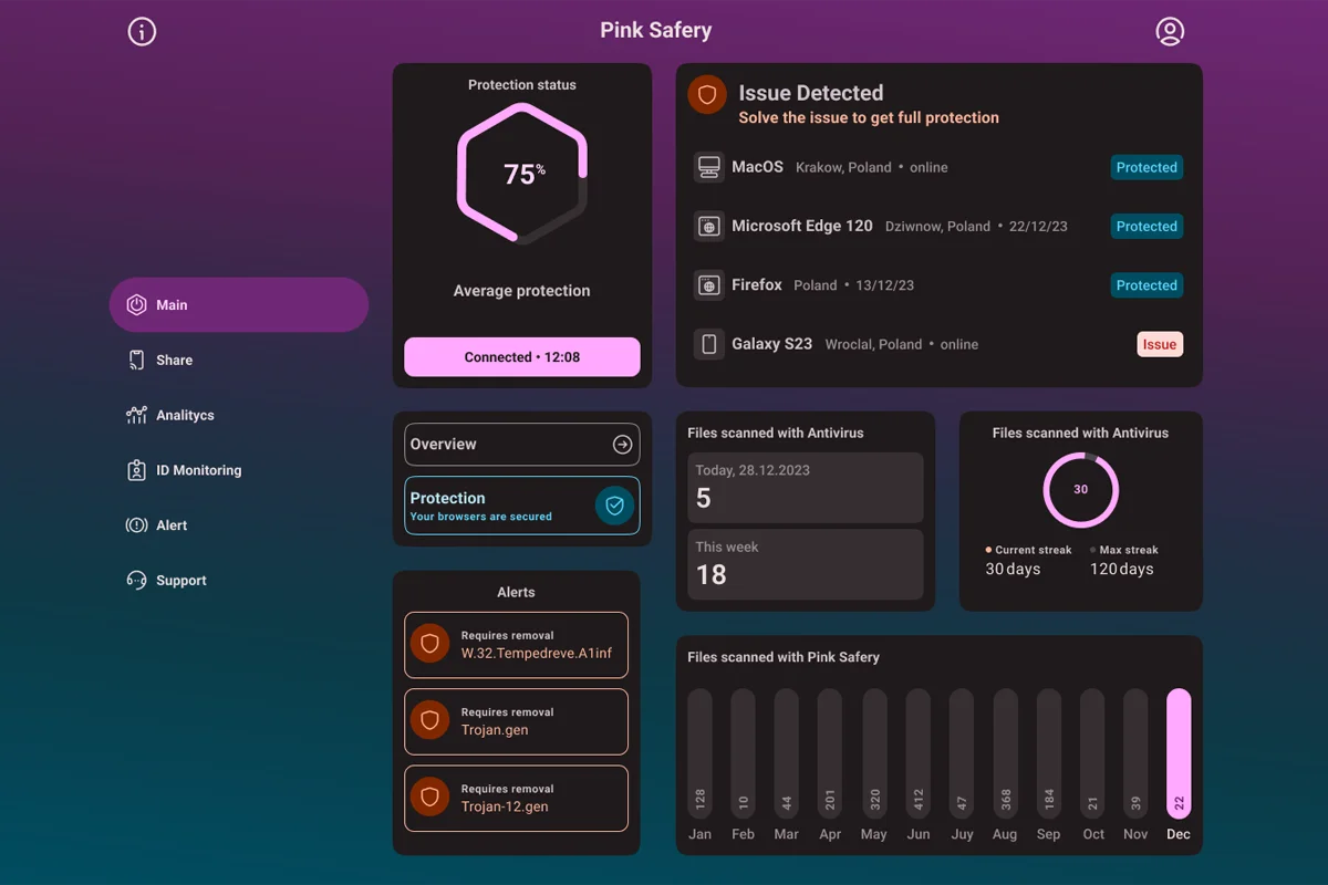 Pink Safety VPN Preview 3