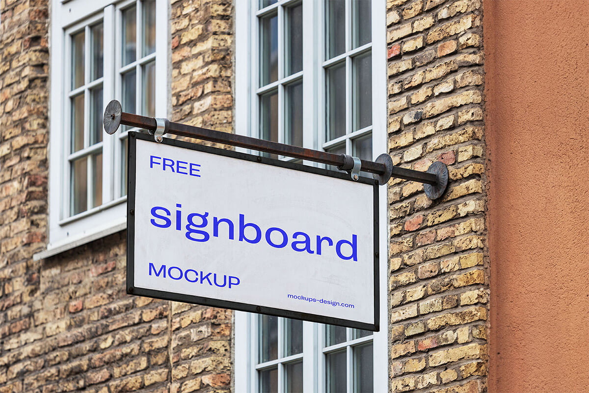 Simple Signboard Mockup Feature Image