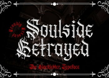 Soulside Betrayed Blackletter Font Feature Image