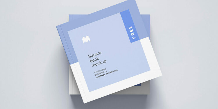 Square Book Mockup Collection Feature Image