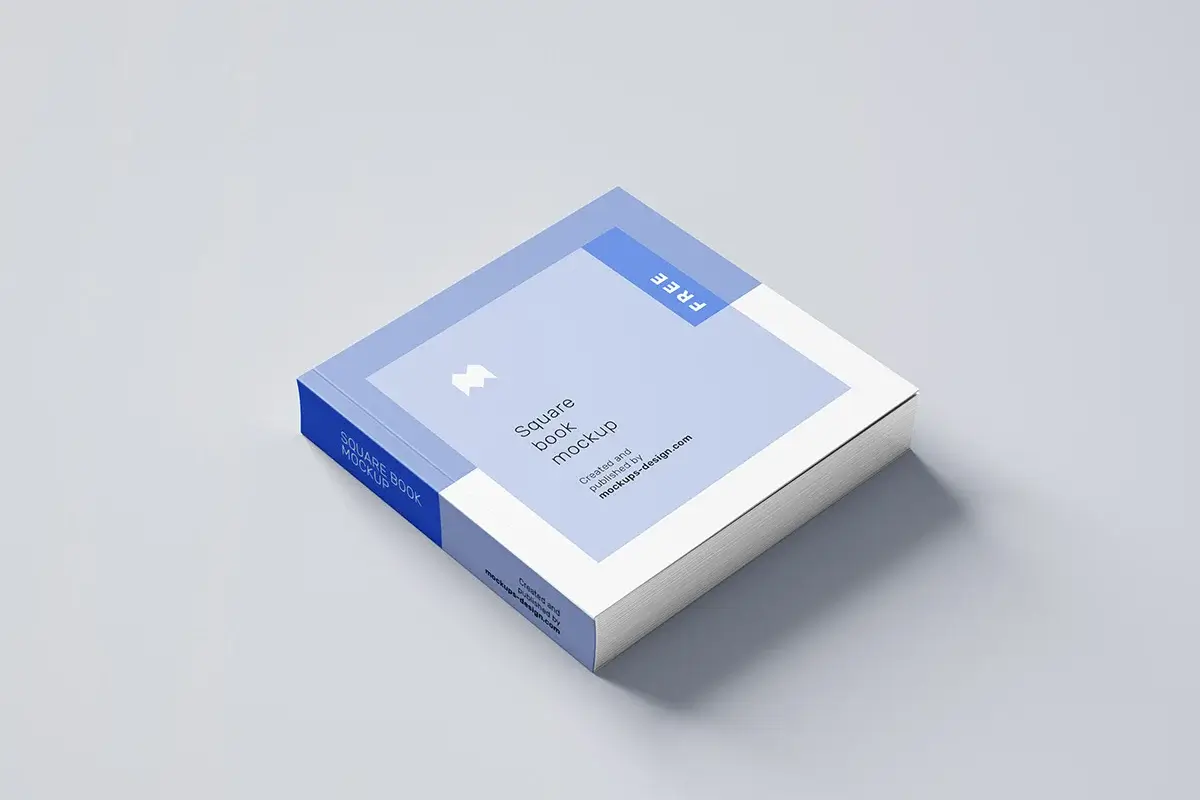 Square Book Mockup Collection Preview 4