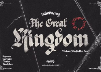 The Great Kingdom Blackletter Font Feature Image