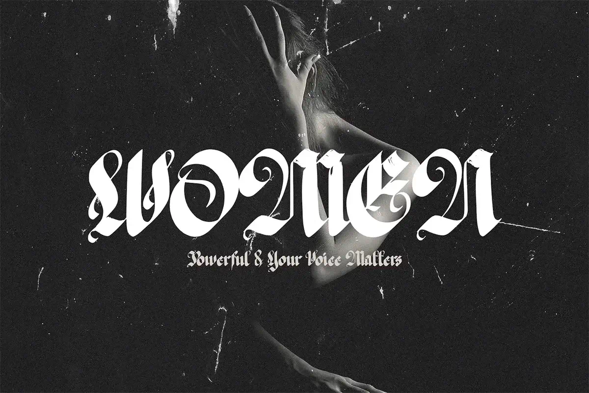 The Great Kingdom Blackletter Font Preview 1