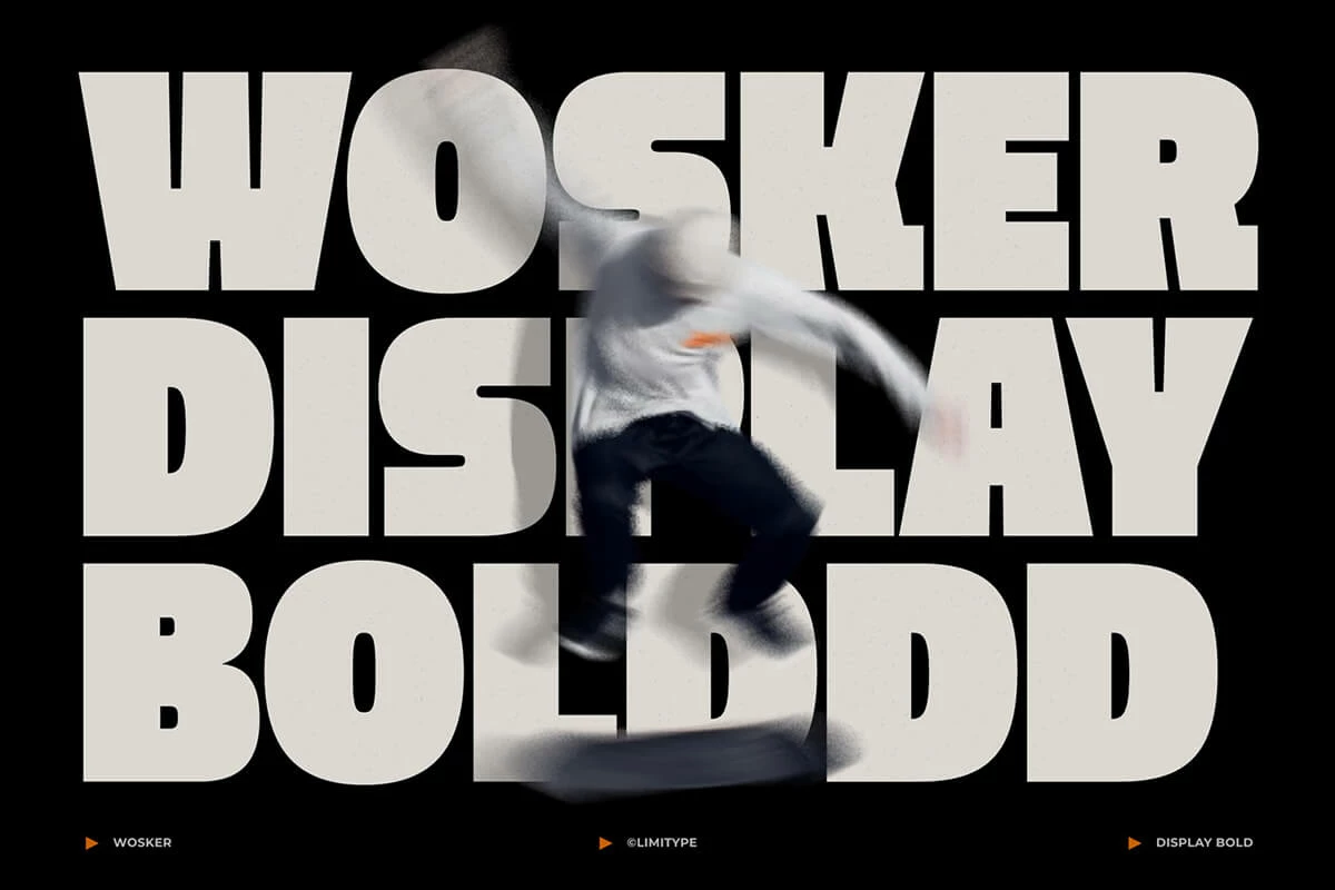 Wosker Bold Display Font Preview 1
