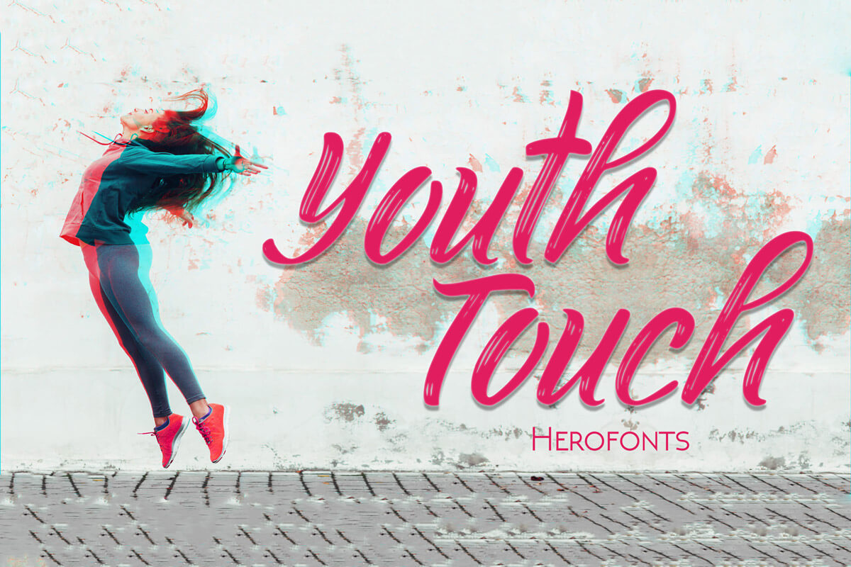 Youth Touch Script Font Feature Image