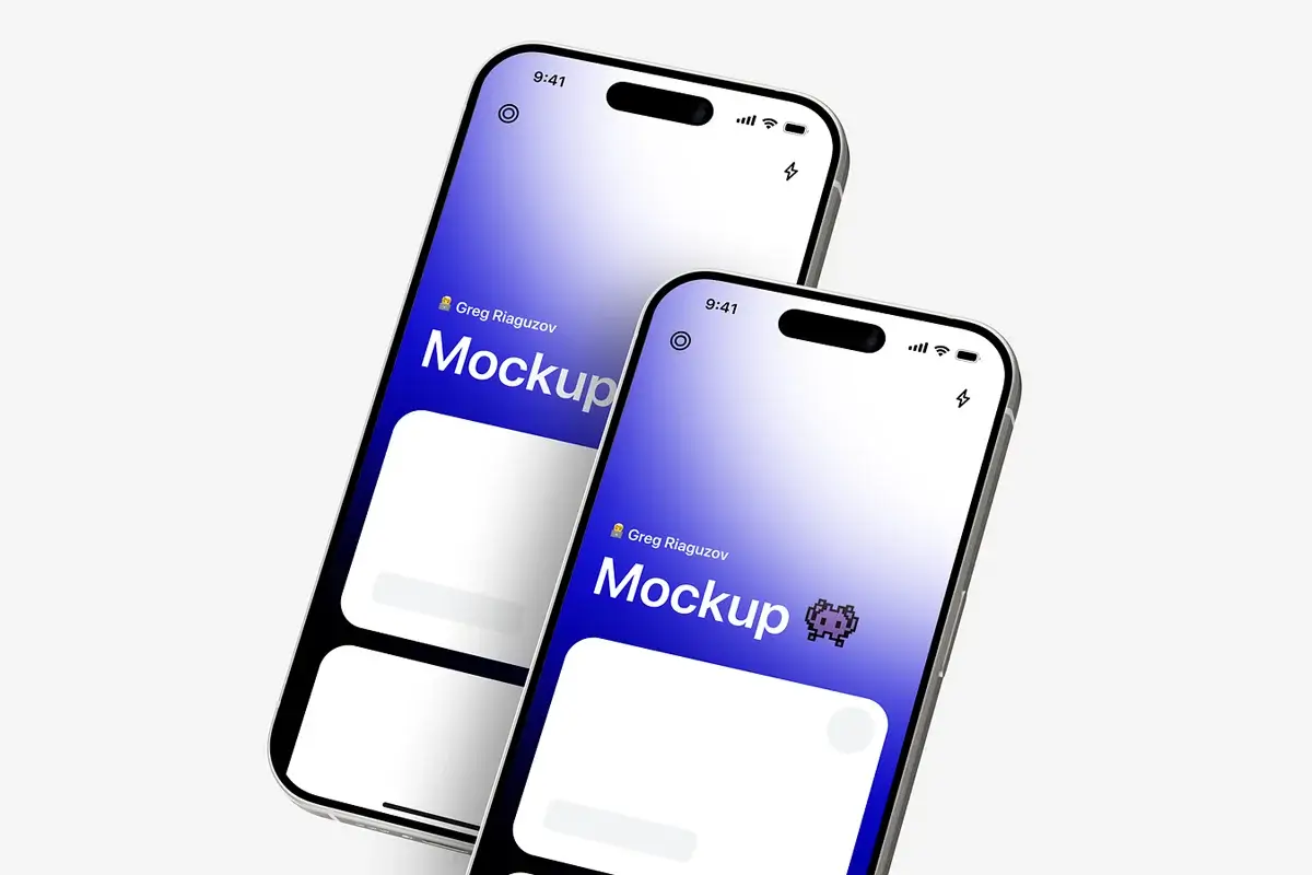 iPhone 15 Pro 3D Mockups Preview 5