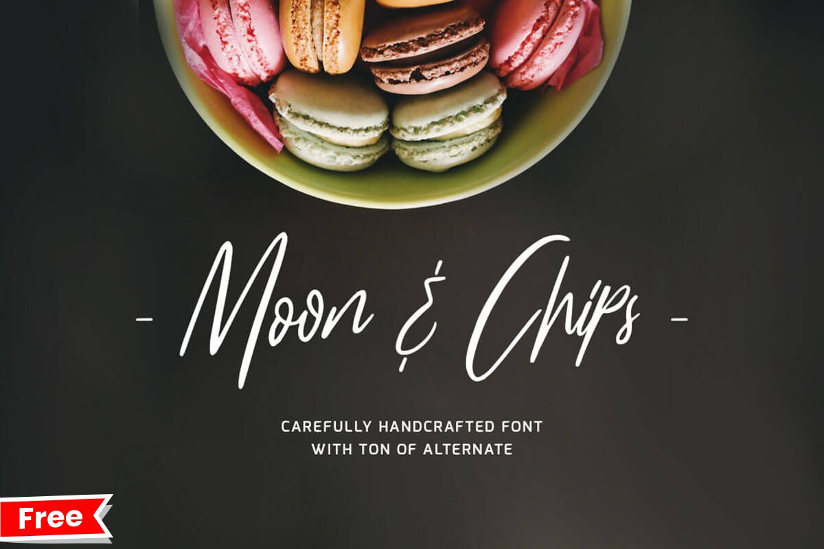 Moon and Chips Script Font