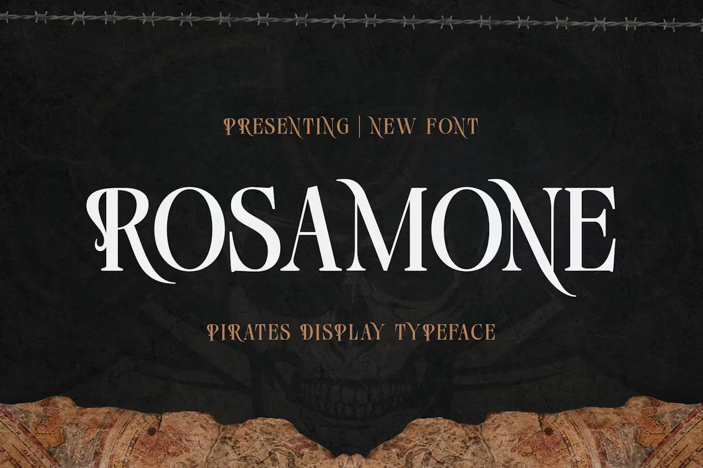 Rosamone - Pirates Display Typeface