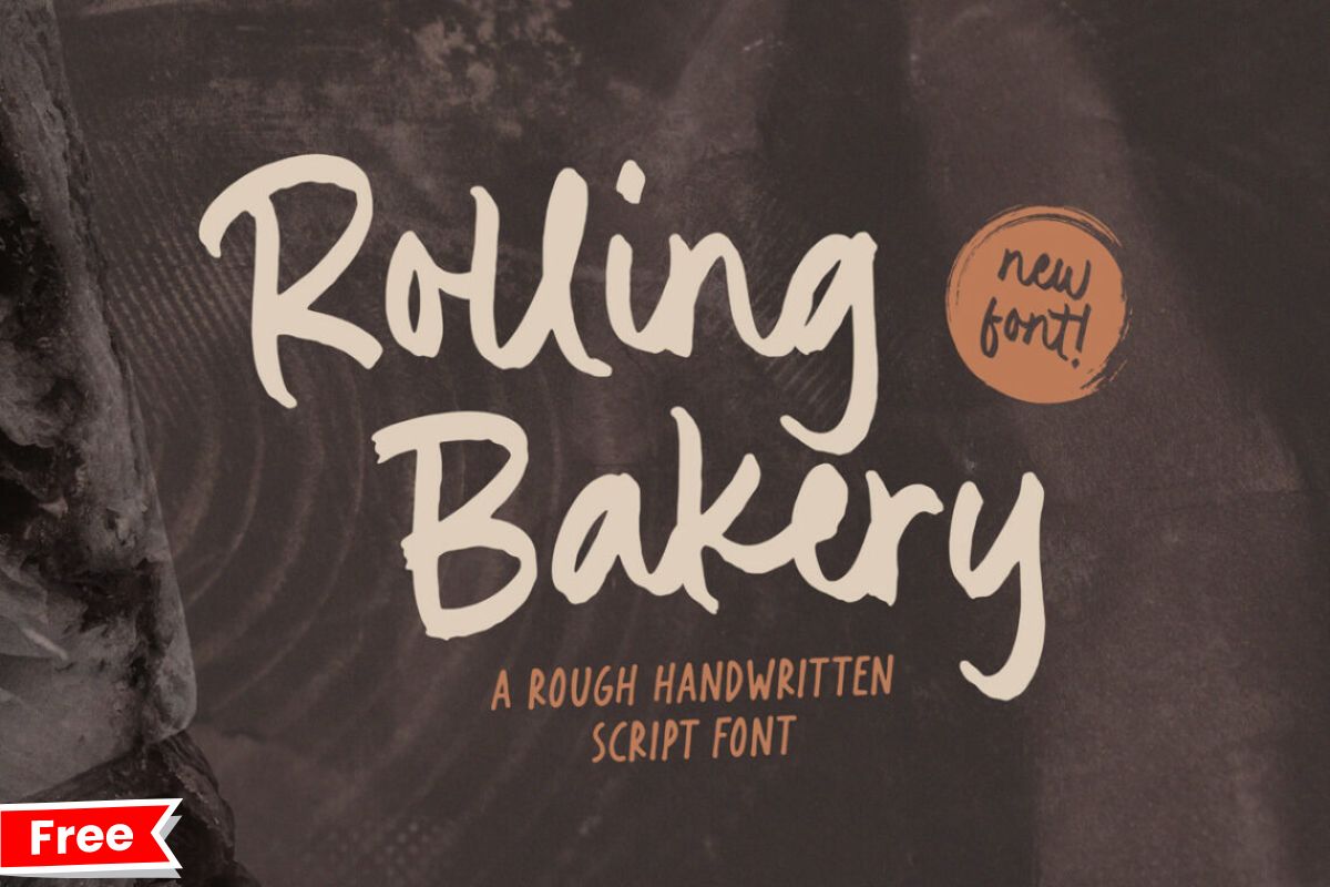 Rolling Bakery Handwritten Font