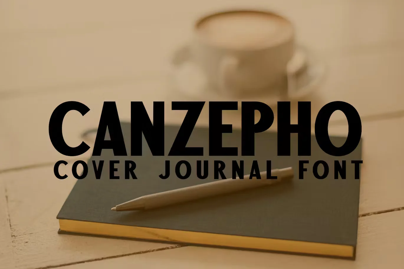 Canzepho Cover Font