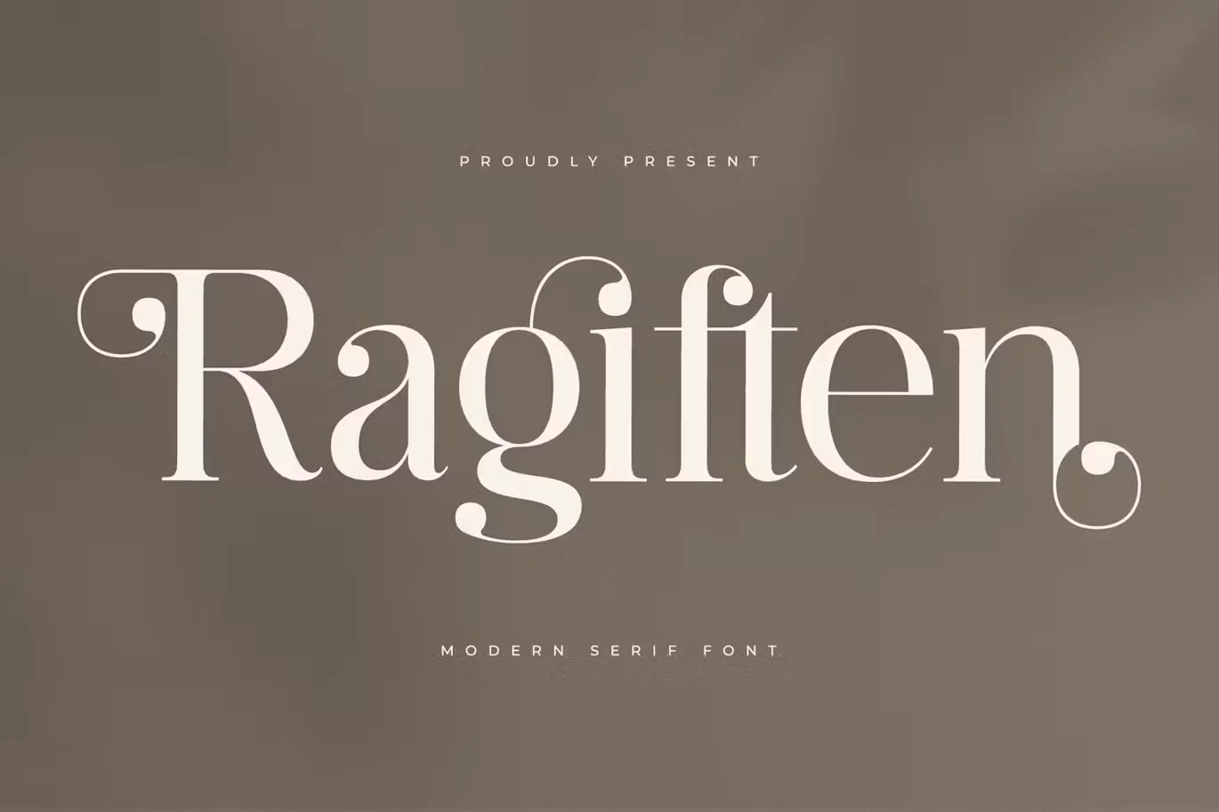 Ragiften Modern Serif Font