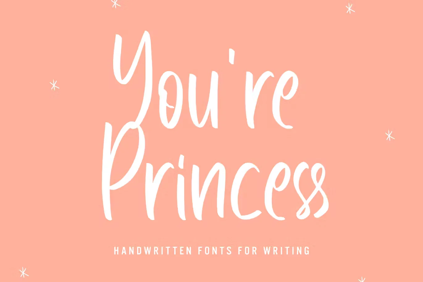 Youre Princess - Handwritten Font