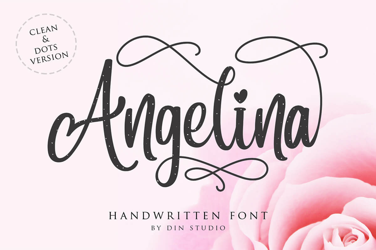 Angelina Script Font Feature Image
