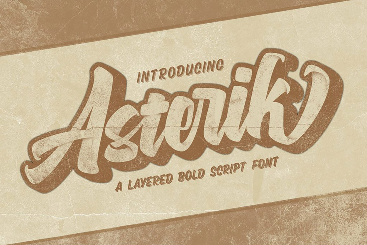 Asterik Script Font Feature Image