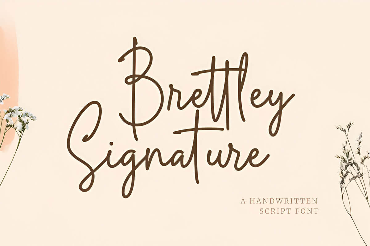 Brettley Signature Font Feature Image