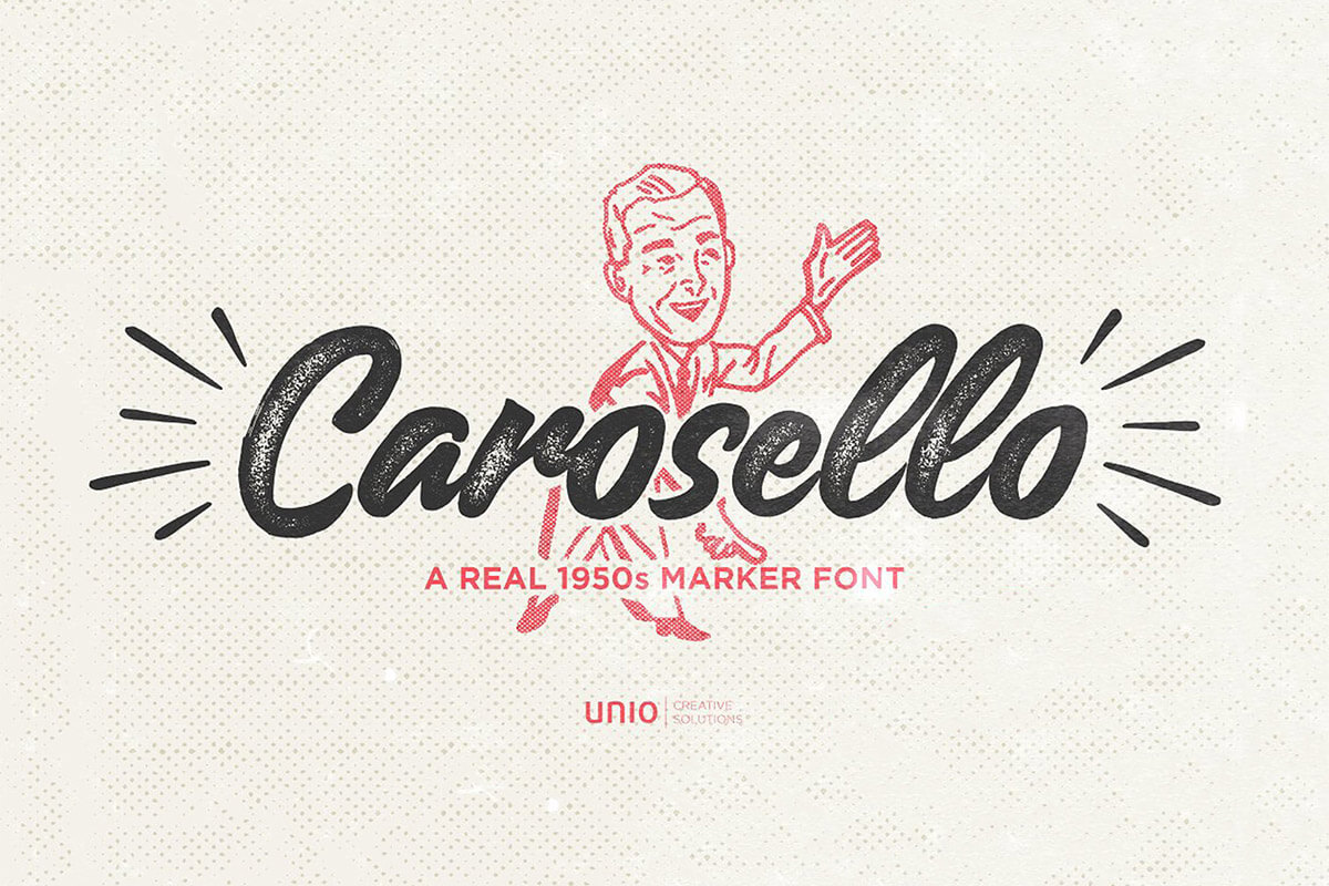 Carosello Handwritten Font Feature Image