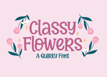 Classy Flowers Fancy Font Feature Image