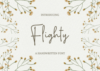 Flighty Handwritten Font Feature Image