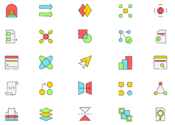 Colored Crosschain Icons