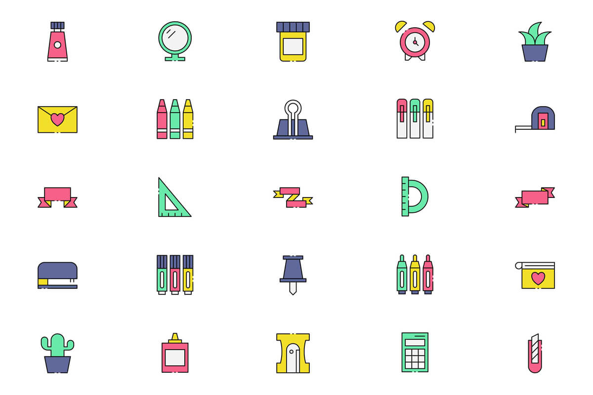 Free Colored Scrapbooking Icons