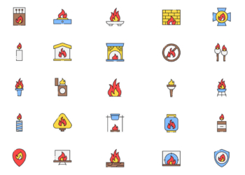 Free Fire Flame Icons