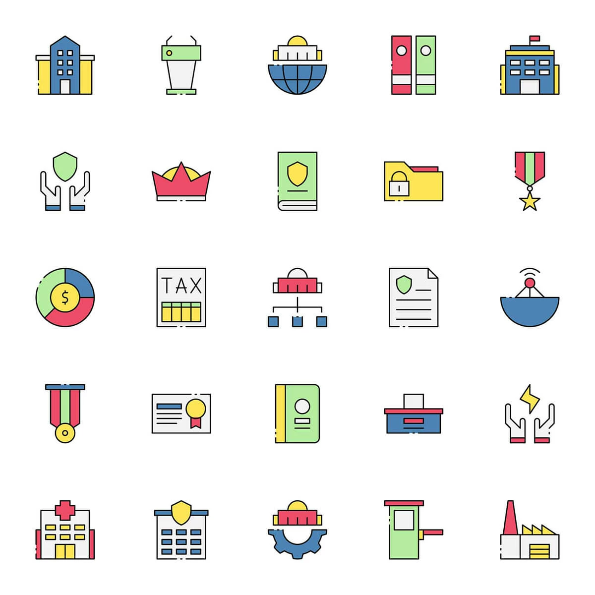 Free Government System Icons Preview