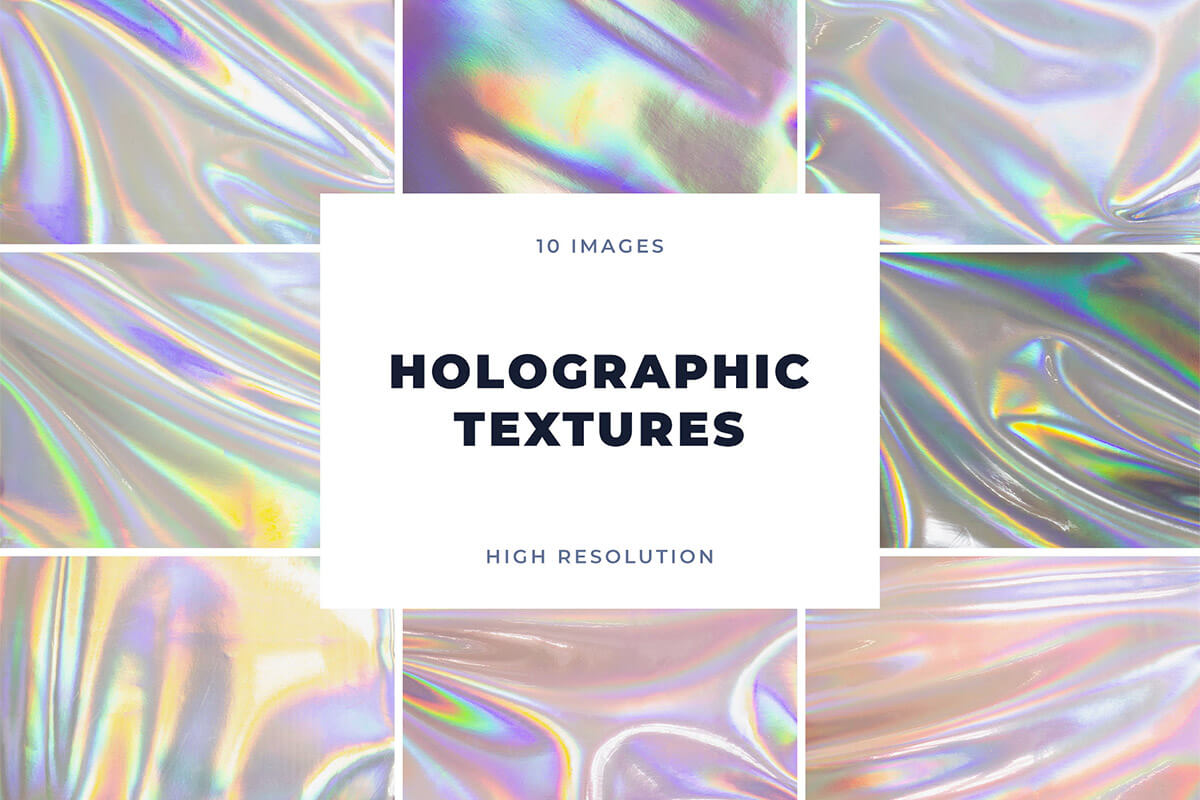 Holographic Textures Pack Feature Image