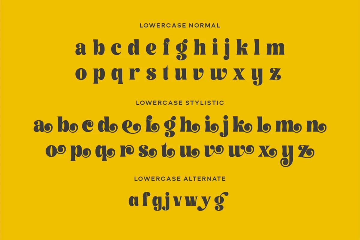 Lettown Hills Display Font Preview 6