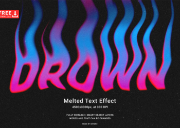 Melted Text Effect Feature Image