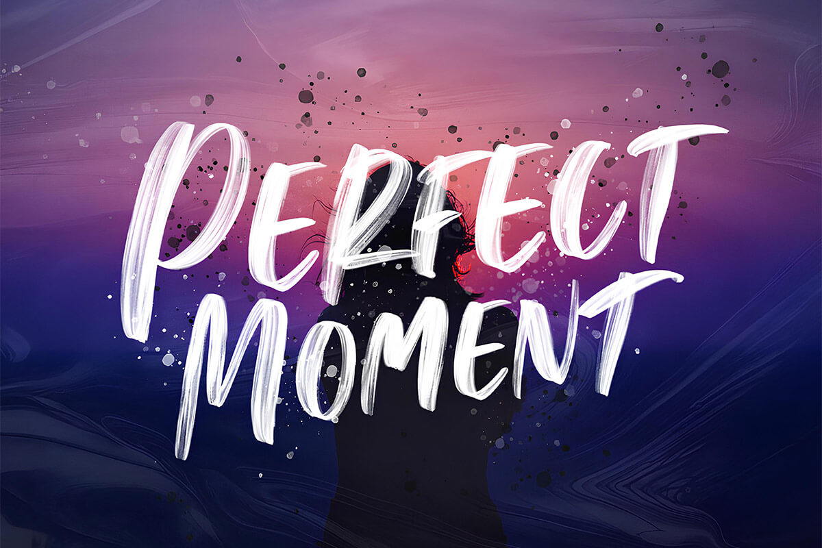 Perfect Moment Handwritten Font Feature Image