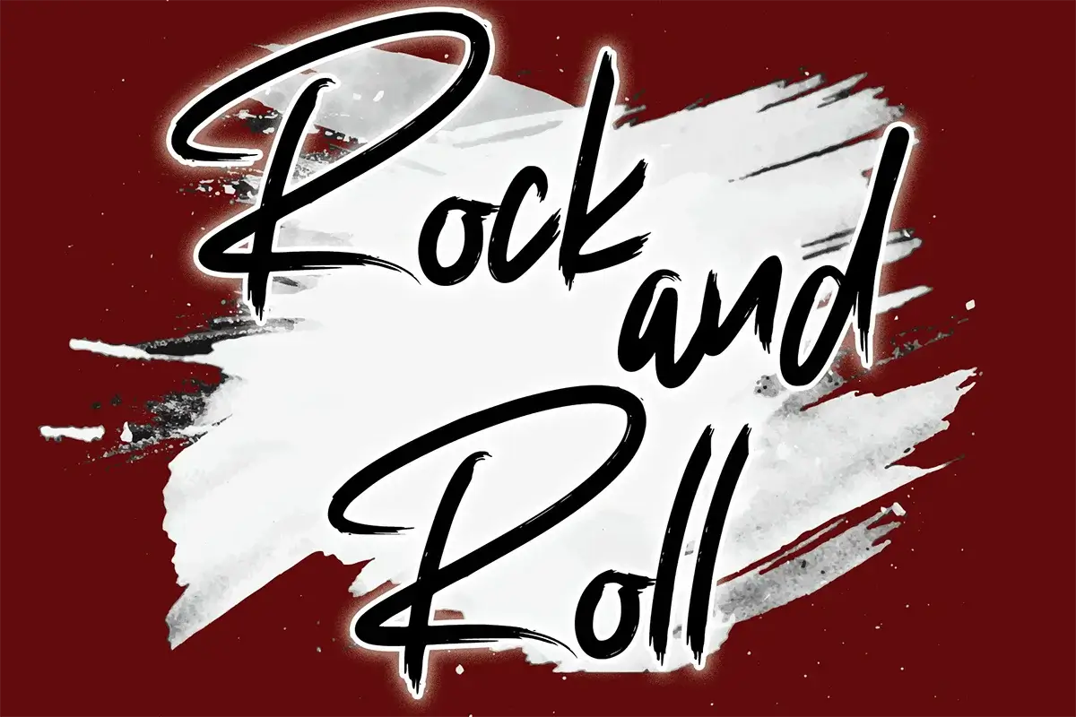 Rockybilly Brush Font Preview 1