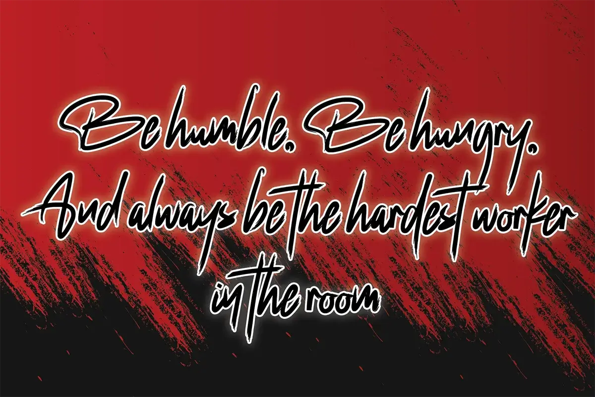 Rockybilly Brush Font Preview 2