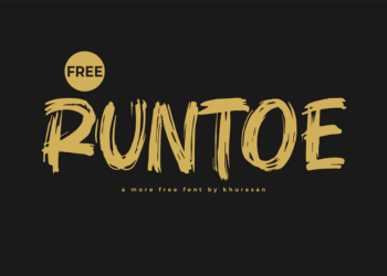 Runtoe Brush Font Feature Image
