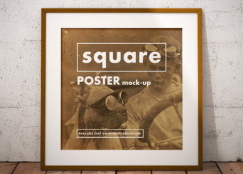 Square Poster Mockup Feature Image