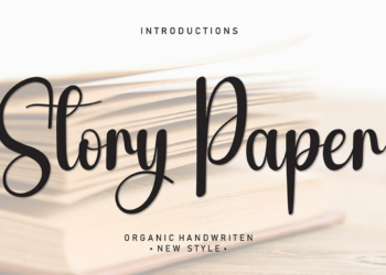 Story Paper Handwritten Font Feature Image